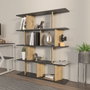 Hanah Home Grace Estantería Negro y Roble